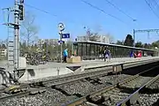 Platform 2 across the tracks