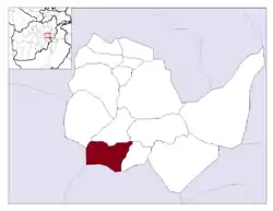 Location in Kabul Province