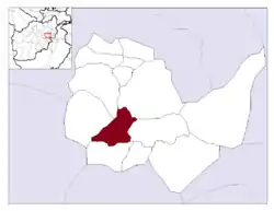 Location in Kabul Province