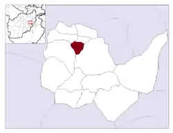 Location in Kabul Province