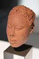 Bust of a king or dignitary; 12th-15th century AD; terracotta; Ethnological Museum of Berlin (Germany); discovered at Ife (Nigeria)