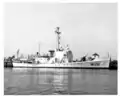 USCGC Agassiz in 1957 at Cape May, New Jersey.