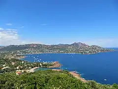 Agay, a seaside resort in Saint-Raphaël