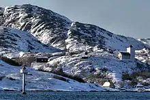 Agdenes Lighthouse in Sør-Trøndelag County