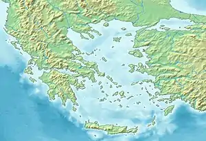 1968 Aegean Sea earthquake is located in Aegean Sea