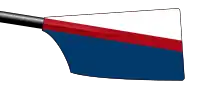 Image showing the rowing club's blade colours