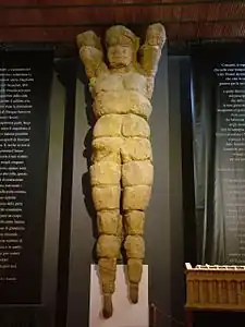 Ancient Greek atlas from the Temple of Olympian Zeus, Agrigento, 5th century BC, Museo archeologico regionale di Agrigento