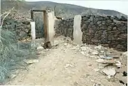 Stone house ruins in Agua Caliente.