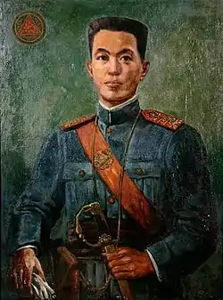 Emilio Aguinaldo, First President of the Philippines.