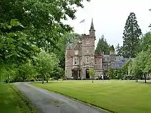 House of Aigas, viewed from its main drive