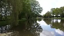 Lake at Les Trois Moulins