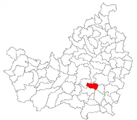 Location in Cluj County