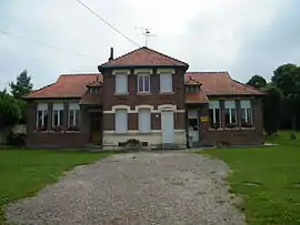 The town hall of Aizecourt-le-Bas