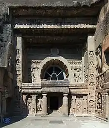 Entrance of Cave 19, Ajanta