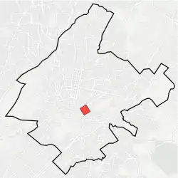 Location within Athens