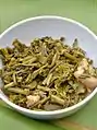 Hoh-pa chae lue-ueh: stir-fried, pickled mustard greens