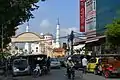 The mosque as seeing from the street