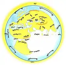 Image 11Al-Masudi's world map (10th century) (from History of cartography)