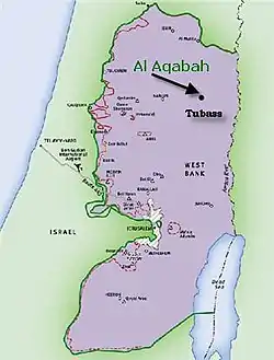 Aqabah in Area C of West Bank, under Israeli control.