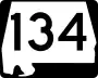 State Route 134 marker