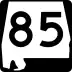 State Route 85 marker