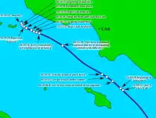 Alaska 261's flight path