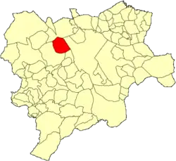 Location of Barrax