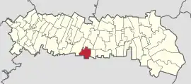 Location in Ialomița County