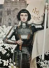 A 1903 engraving of Joan of Arc by Lynch featured in the Figaro Illustre magazine