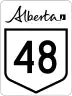 Highway 48 marker