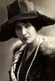 Portrait of Alda Borelli in 1922