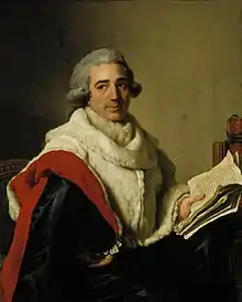 Jean-Baptiste Eugénie Du Mangin or Jean-Baptiste Dumangin, (1744-1826) doctor, by Alexander Roslin Paris 1789.