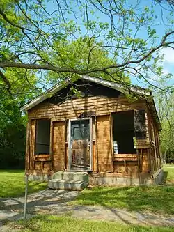 The old post office in Alexandria was restored by the Alexandria Historical Preservation Society in 2016.