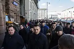 Navalny in Moscow,26 March 2017