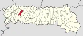 Location in Ialomița County