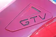 Alfetta GTV C-pillar logo