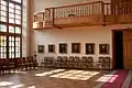 The stateroom (assembly hall) at the Alferaki Palace with portraits of governors and mayors of Taganrog of 19th century.