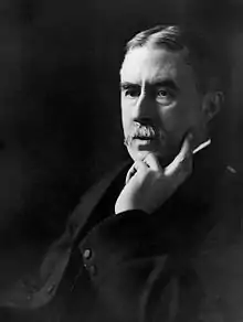 Photographic portrait of a middle-aged A. E. Housman