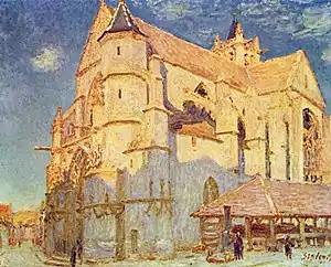 Church in Moret (1889)