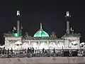 Ali Hajveri Tomb at night