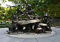 Alice in Wonderland sculpture by Jose de Creeft, located in Central Park