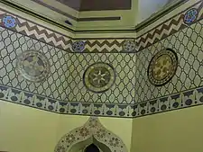 Baptistery tiling