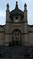 The gates on Radcliffe Square