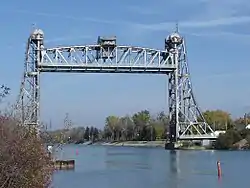 The lift bridge in Allanburg