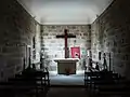 The interior of the Chapel Saint-Laurent