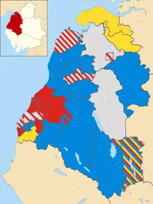 2003 results map