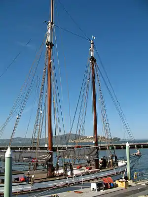 Scow schooner Alma