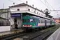 A ALn 668 railcar at Bassano del Grappa railway station