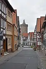 Untere Fulder Gasse with Leonhardsturm