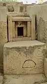 Altar in the southwestern Tarxien Temple.